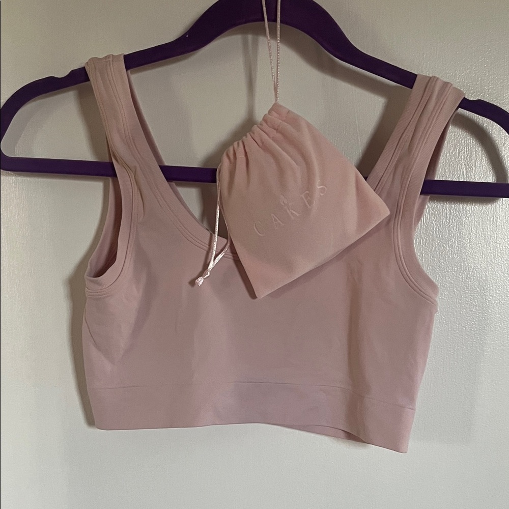 Cake Women's Soft Pink Sports Bra